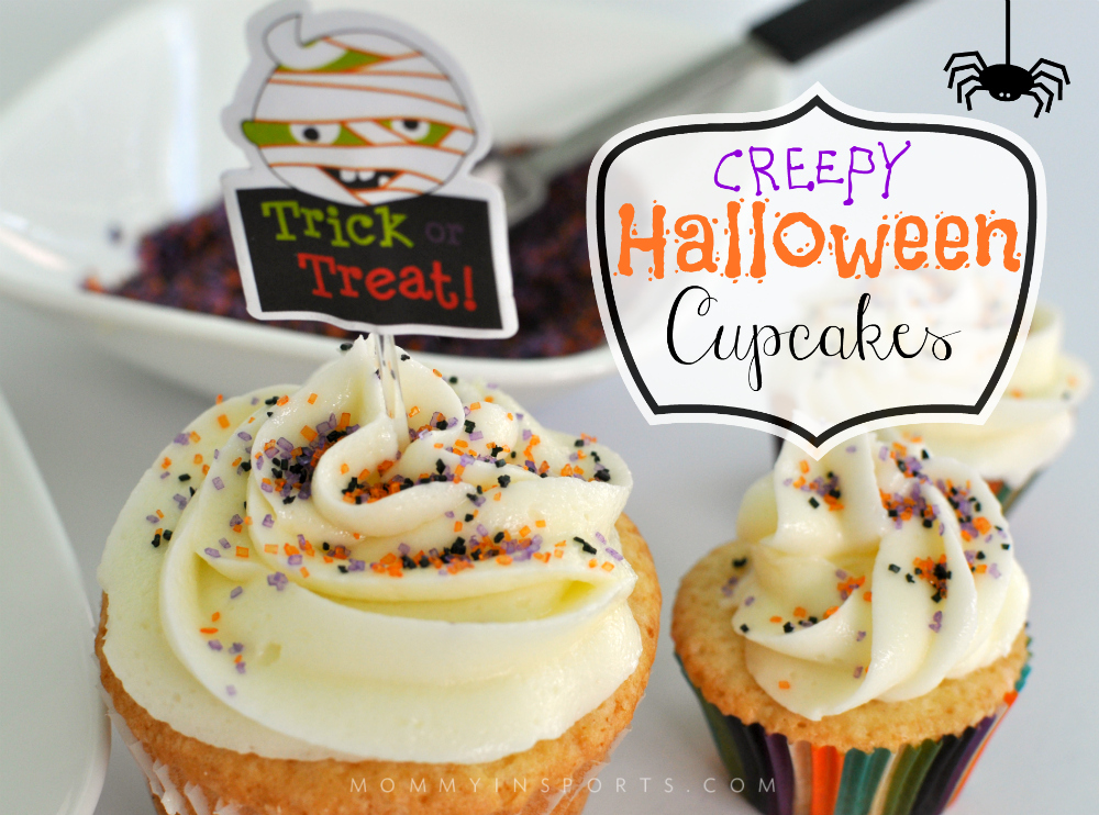 Looking for a simple treat to make with the kids this Halloween? Try out these delish and easy CREEPY Halloween Cupcakes! Who says the holidays need to be complicated?!