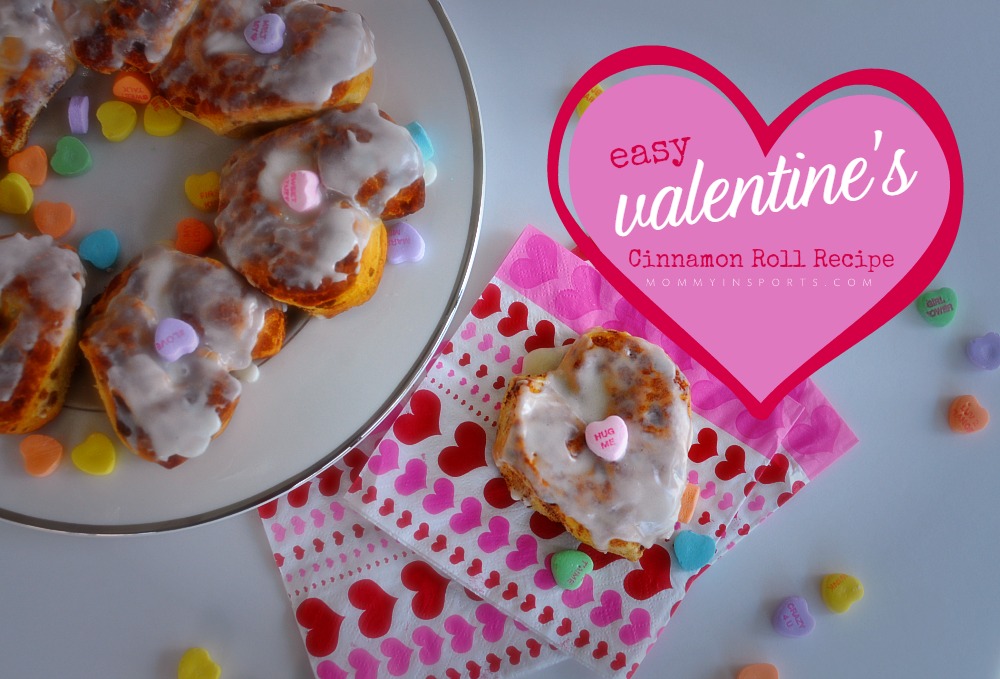 Need simple recipe to surprise your family, friends or coworkers on Valentine's Day? Why not make these super easy heart shaped Valentine's cinnamon rolls?!