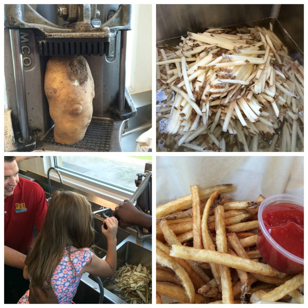 PDQ French Fries Collage