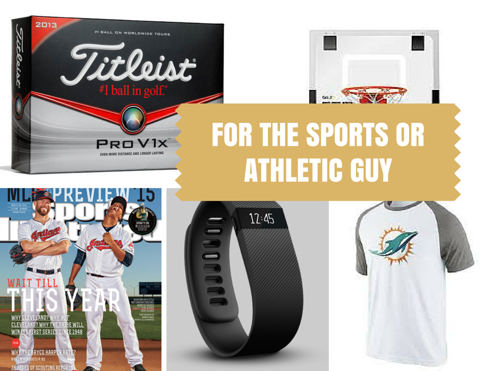 30 Gift Ideas for the Sports or Athletic Guy - Looking for a unique gift for the men in your life? START here! Get hims something he REALLY wants!