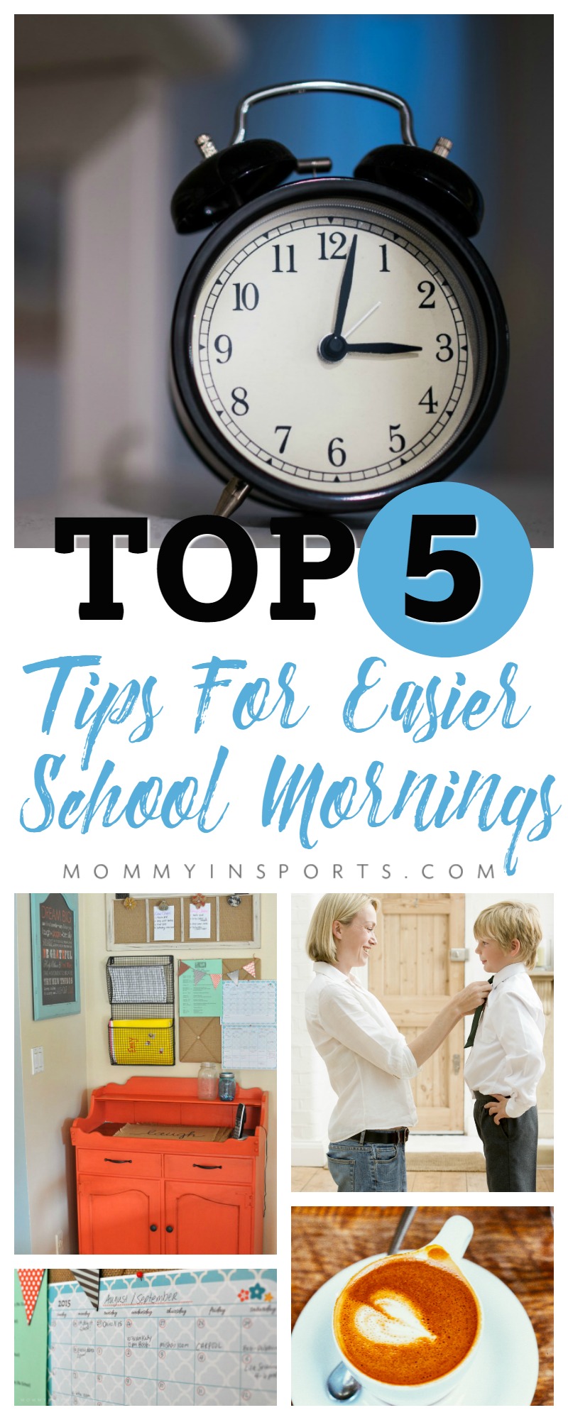 Having a rough time getting back to school routines? Try these top 5 tips for easier school mornings and make everyone's life so much happier!