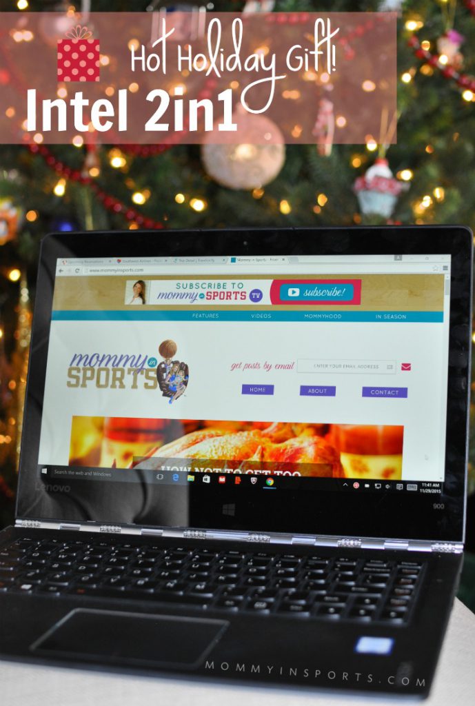 Looking for a hot holiday gift for the techie in your life? try this Intel 2in1 compact and sleek system! It's a laptop and a tablet in one!