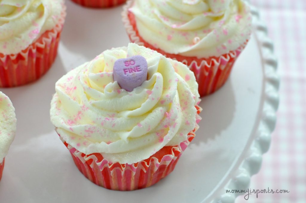 Looking for a sweet treat for Valentine's Day? Try whipping up these delish Pink Velvet Cupcakes with White Chocolate Frosting!