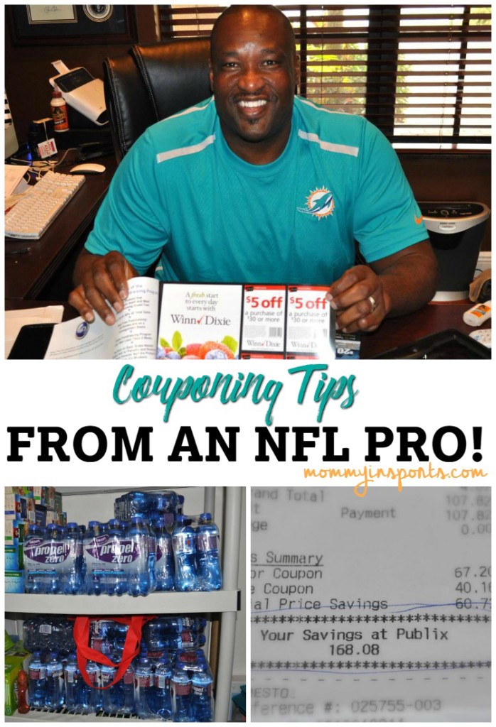Looking for ways to save BIG at the supermarket? This former NFL star gives amazing couponing and money savings tips!