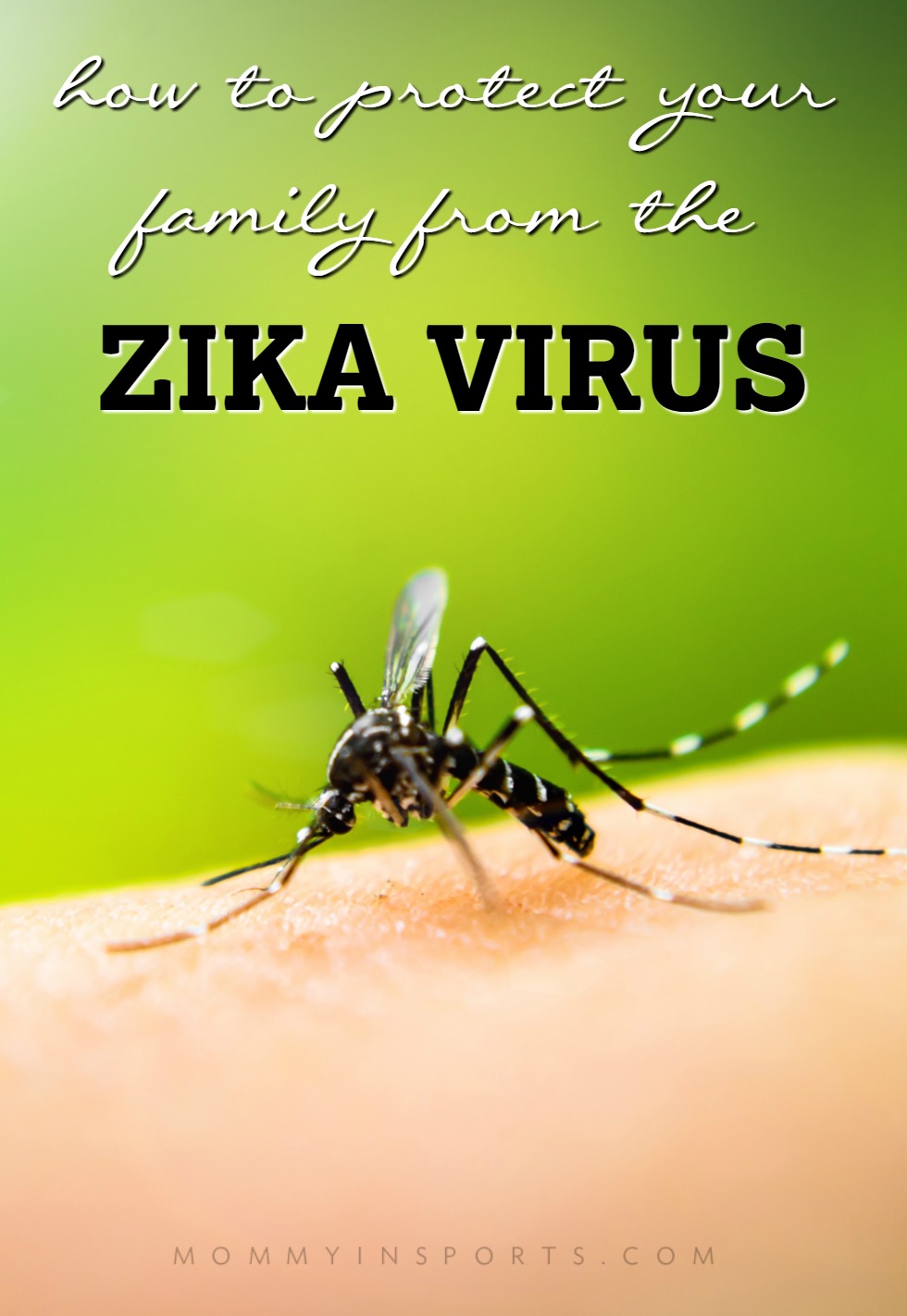 Worried about the Zika virus? Now that it's in the United States, you can take some precautions to protect your family from the Zika Virus!