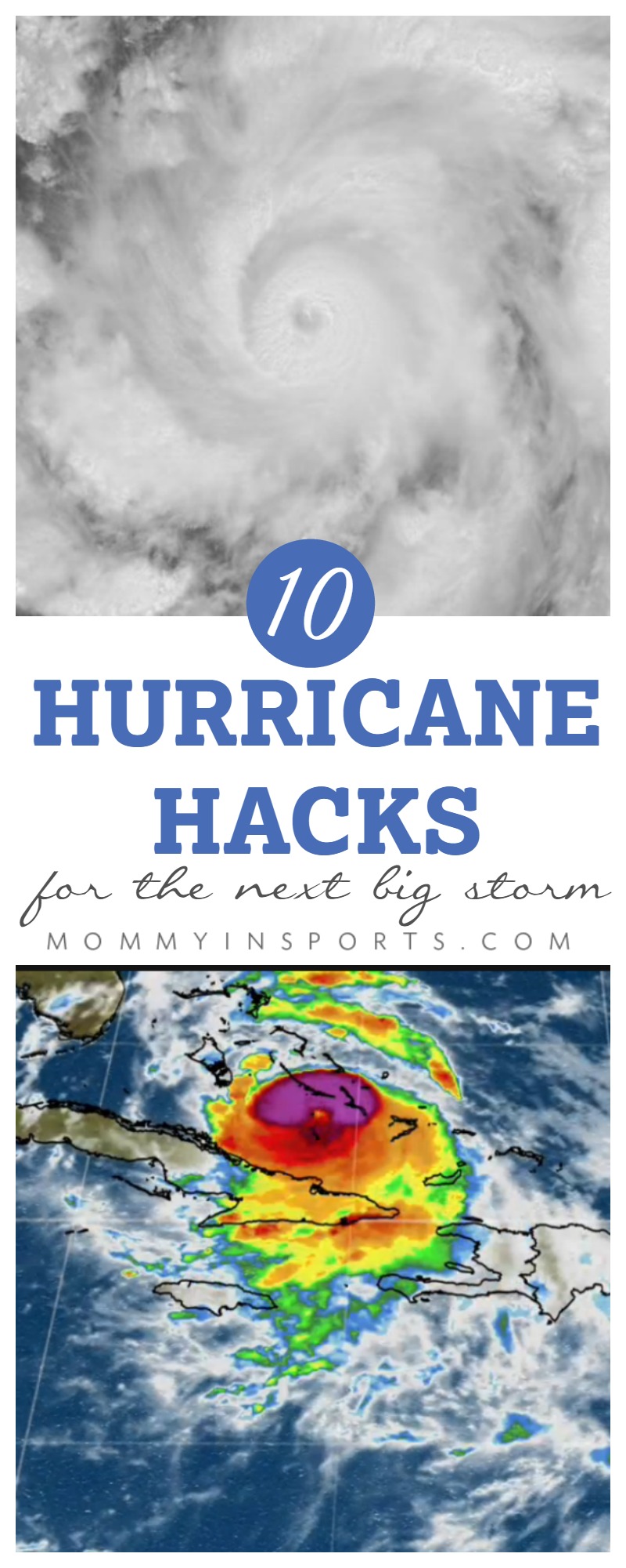 Hurricane blowing into town? Read what seasoned hurricane veterans do to prepare for the big storm. These 10 hurricane hacks will make surviving power outages more comfortable.