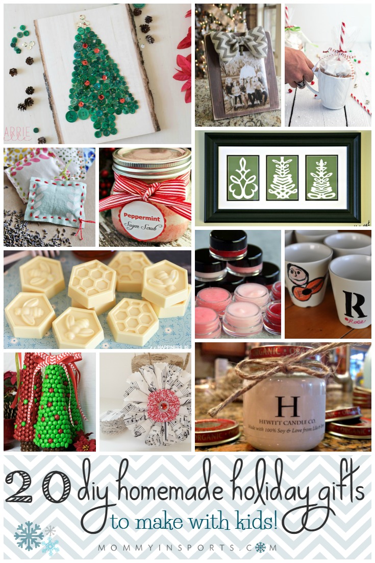 20 DIY Homemade Holiday Gifts to Make with Kids