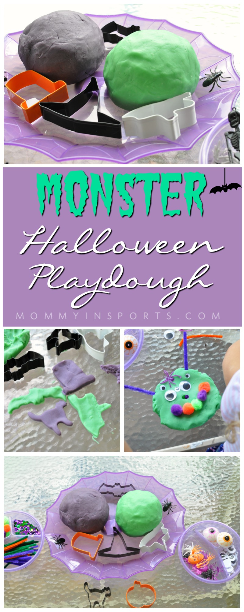 It's that time of your for spooky ghosts and goblins! Make this Monster Halloween Play Dough and wow your kids with a fun and easy art project!
