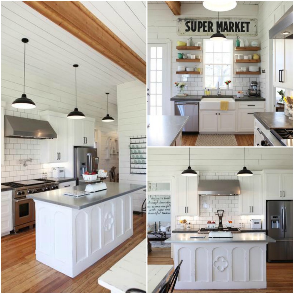 Re-designing a new kitchen and need some inspiration? Check out these 10 perfect Fixer Upper Modern Farmhouse White Kitchen Ideas! You too can have the kitchen of your dreams!