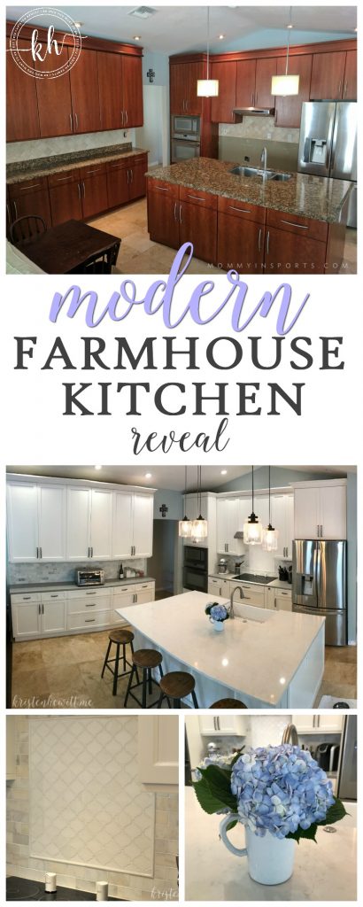 Are you looking to remodel your home and add a modern farmhouse kitchen? Check out what we did and get some design inspiration!