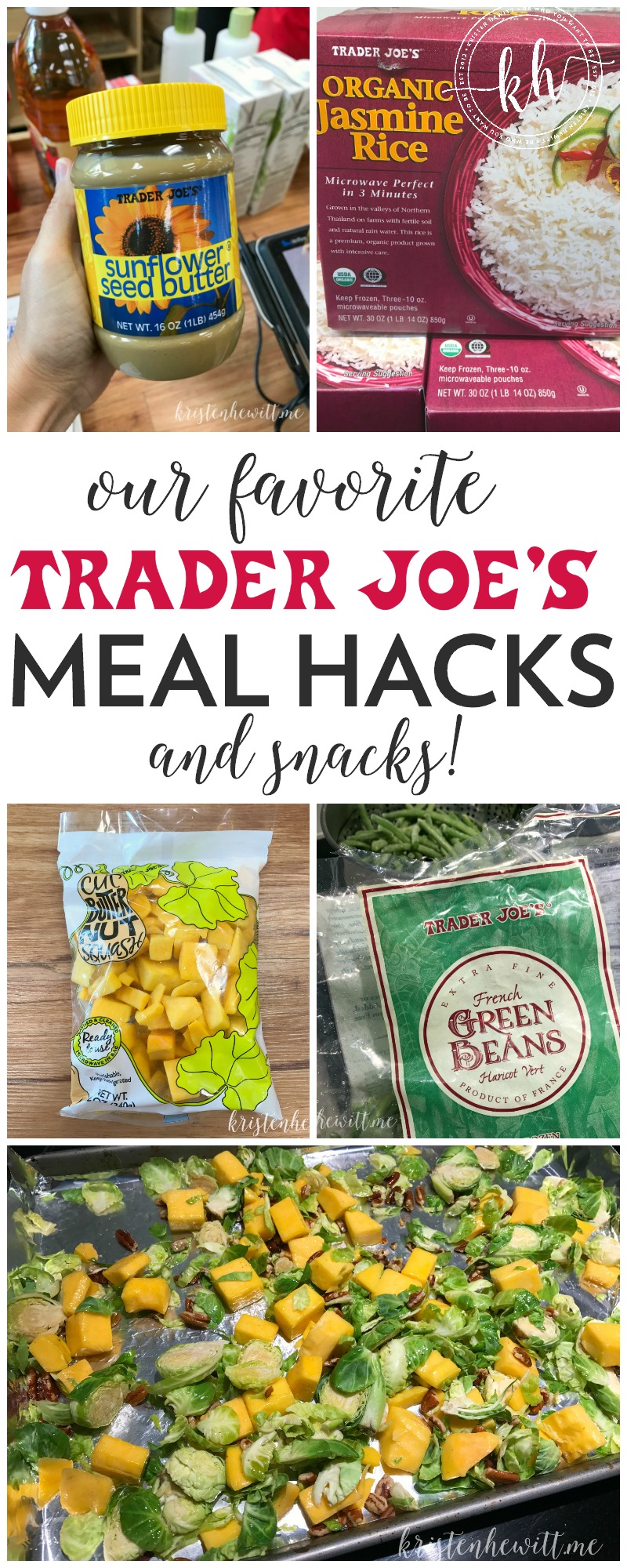 Looking for easy ways to make dinner simpler? Check out our favorite Trader Joe's meal hacks and snacks to help your busy family eat healthy again!