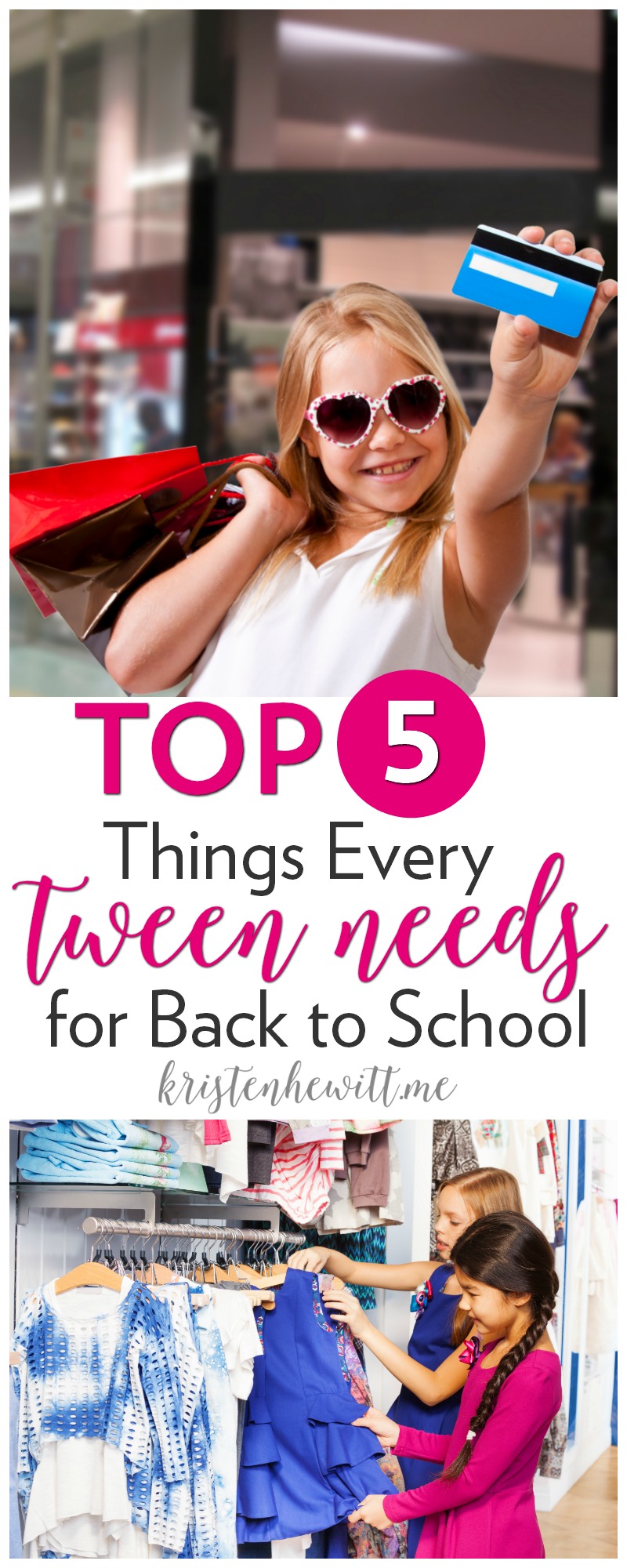 It's almost time for school and shopping for tweens can be tough! So here's a guide to back to school shopping for tweens written by a tween. Good luck!