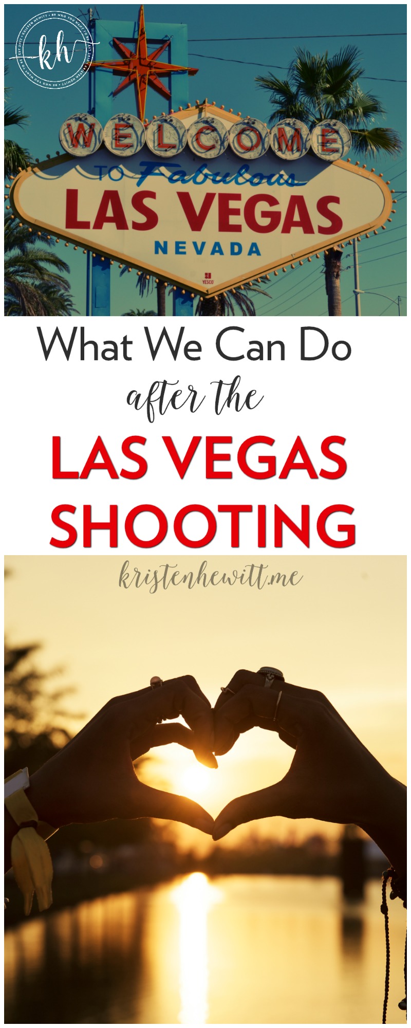 It happened again, this time a shooting in Las Vegas. But what can we do? This. Here's what we can do after the Las Vegas Shooting. 