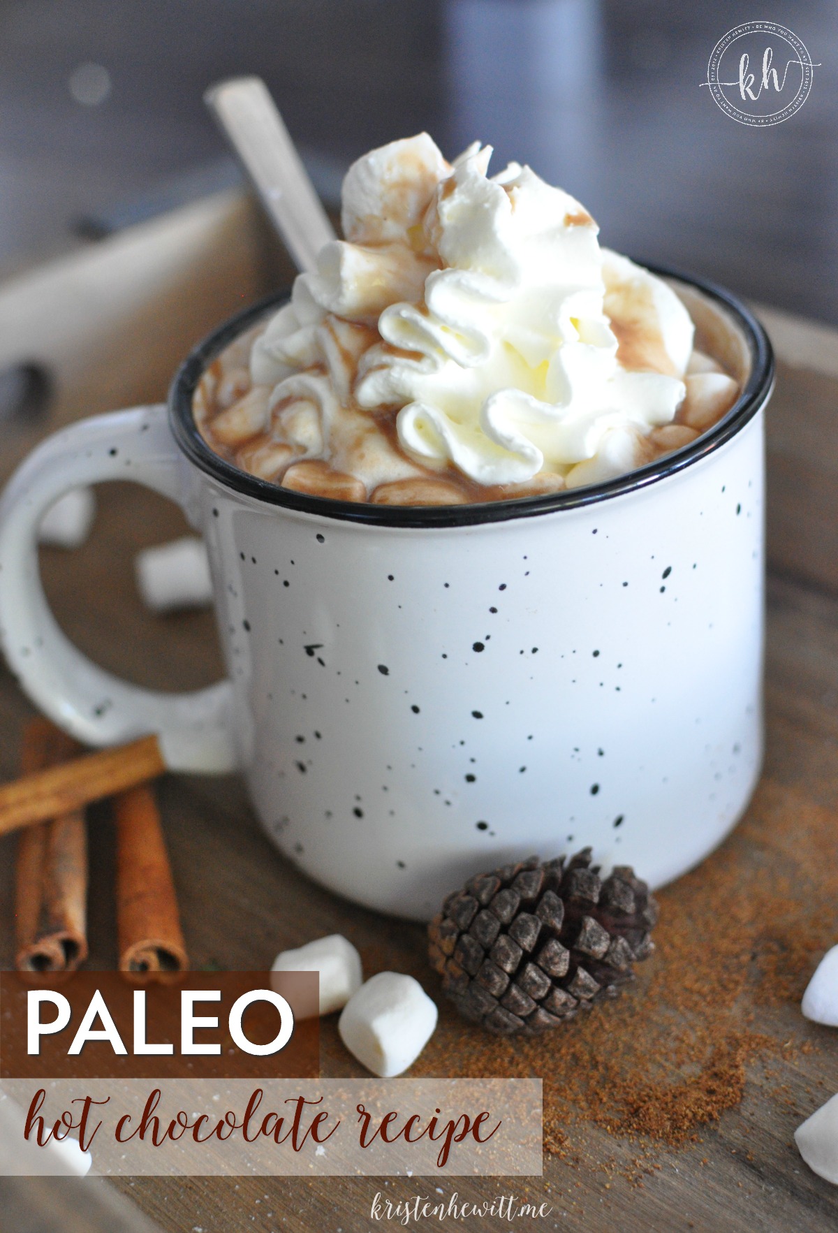 When the weather gets cold the first thing you need is a warm mug of this DELISH and simple paleo hot chocolate! Get the recipe here.