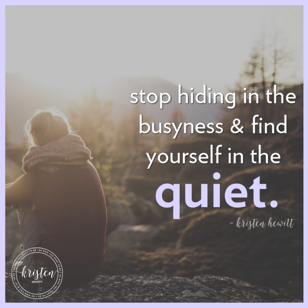 Do you find yourself always lost in busyness, and never finding time for yourself? We all get caught up in life, but here are some ways to stop and listen.