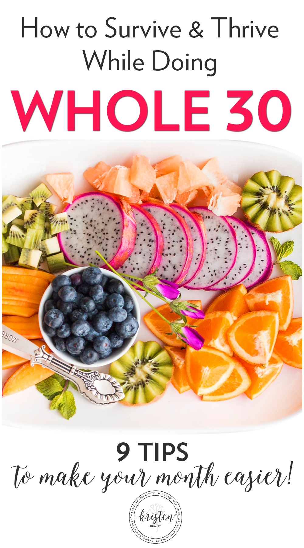 Are you thinking of doing Whole 30? Before you start, read this so you can thrive and survive the whole 30 lifestyle! Good luck!