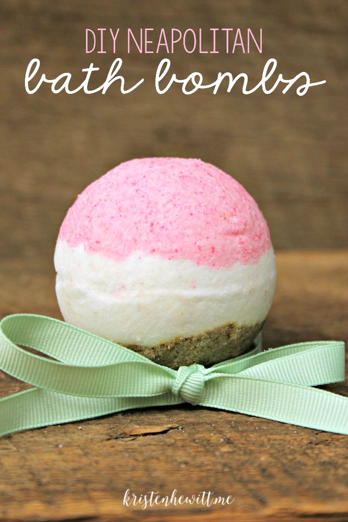 Do you love Neopolitan everything? These DIY Neapolitan bath bombs look and smell like the real thing. Give them a try and hand out for gifts!