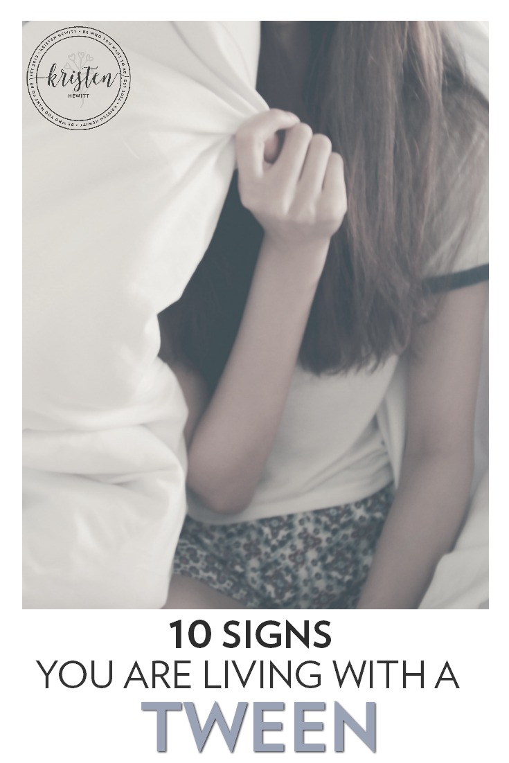 Has your sweet and adorable child suddenly become prickly and full of attitude? You may have entered the tween stage, here are 10 signs you are living with a tween!